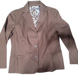 Liz Claiborne Brown Tailored Women's Blazer